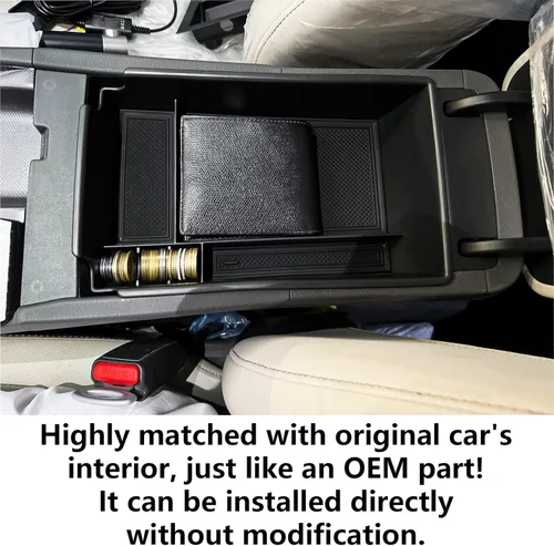 Miniatura 3 de EDBETOS Bandeja organizadora de consola central compatible con accesorios Hyundai Sonata 2020 2021-2022 2023 Limited N-Line Interior Reposabrazos
