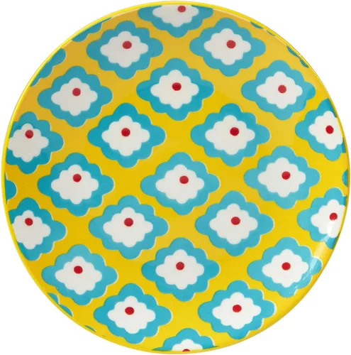 Miniatura 4 de Certified International Damask Floral - Platos de canapé/almuerzo de 6 pulgadas, diseños surtidos, multicolor, grande, juego de 6