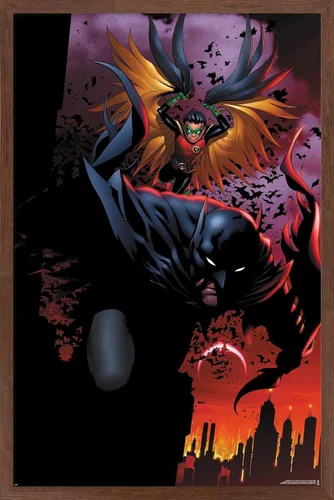Miniatura 7 de DC Comics Batman - Póster de pared de ataque de Batman y Robin, 22.4 pulgadas de largo x 14.7 pulgadas de ancho, versión premium sin marco