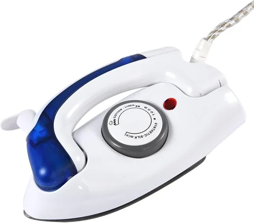 Miniatura 3 de Mini plancha de vapor para ropa, plancha portátil 2 en 1 en húmedo y seco, suela antiadherente, control de temperatura, mango antideslizante