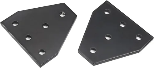 Miniatura 6 de Aicosineg Placa de unión exterior de aleación de aluminio en forma de T de 2.36 x 2.36 x 0.16 pulgadas (largo x ancho x alto) con herrajes