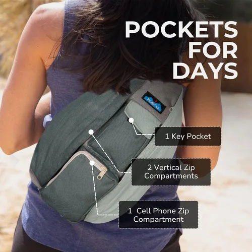 Miniatura 4 de KAVU - Bolso con correa de cuerda, mochila para senderismo, campamento y viajes