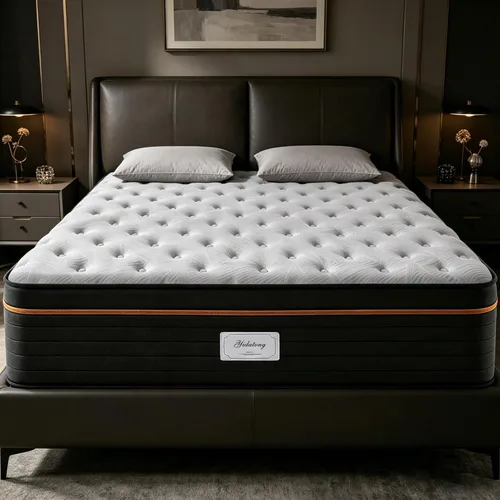 Miniatura 28 de Colchón tamaño individual de 10 pulgadas en una caja, espuma viscoelástica híbrida y resortes embolsados, 7 zonas para dormir de espalda y de lado