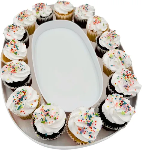 Miniatura 36 de 12" o GRANDE 16" - Cajas de número rellenables de plástico reutilizables de alta calidad para embutidos, cajas de cartas para fiesta de cumpleaños