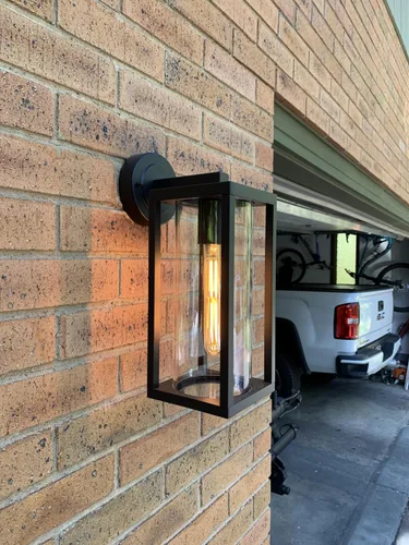 Miniatura 2 de Muskoka Lifestyle Products Highland - Aplique de pared para exteriores, luz al aire libre, luz impermeable para exteriores, juego de dos