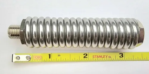 Miniatura 4 de PTS32-SS - Muelle de antena de radio CB de acero inoxidable de servicio medio, para antenas de hasta 4 pies, 3/8 pulgadas - 24 rosca base, acero