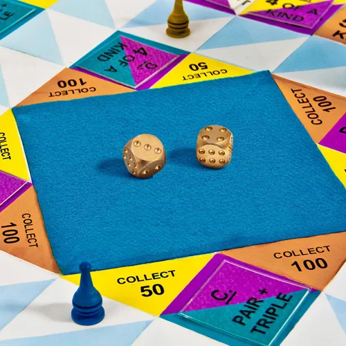 Miniatura 9 de ARTIBETTER RPG Dados 2 piezas de metal dados de latón poker juego de fiesta juguete para mesas, juego de mesa de póquer fiesta juego de rol dorado