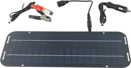 Miniatura 9 de Panel de carga solar, 60 W 12 V Panel solar portátil cargador de panel solar para caravana coche furgoneta barco