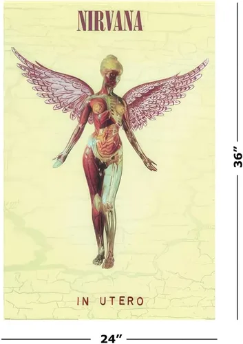 Miniatura 2 de Nirvana - Póster musical (In Utero - Portada del álbum) (Tamaño: 24" x 36")