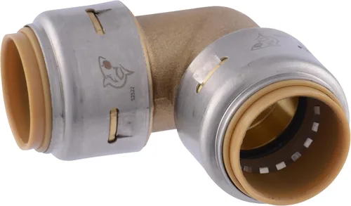 Miniatura 13 de SharkBite Max Codo de 90 Grados de 1/2 Pulgada, Paquete de 4, Accesorio de Plomería de Latón de Conexión Rápida, Tubo PEX, Cobre, CPVC, PE-RT, HDPE