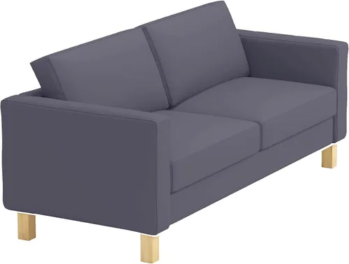 Miniatura 4 de Funda de sofá de tela duradera Karlstad de tres asientos (no sofá biplaza) (ancho: 80.7 in) de repuesto compatible con IKEA Karlstad funda de 3