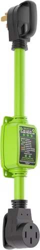 GEARit Protector de sobretensiones RV de 50 AMP - Analizador de circuito, protector/monitor de voltaje con protección contra sobretensiones (4100