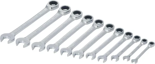 Miniatura 6 de CRAFTSMAN Juego de llaves de trinquete, métricas, 11 piezas (CMMT87021)