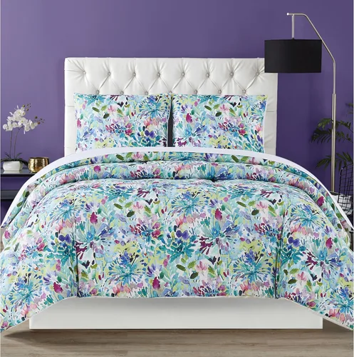 Miniatura 2 de Christian Siriano NY Dhalia - Cortina de ducha con estampado floral botánico, 1 pieza, con temática floral, para hombres y mujeres, certificado