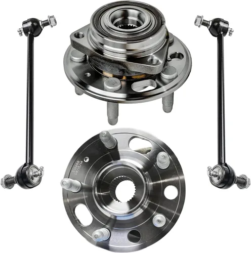 Miniatura 132 de Detroit Axle - Kit de nudillos de dirección delantera izquierda para Ford Edge Lincoln MKX 07-10, cojinete de rueda del lado del conductor, nudillo