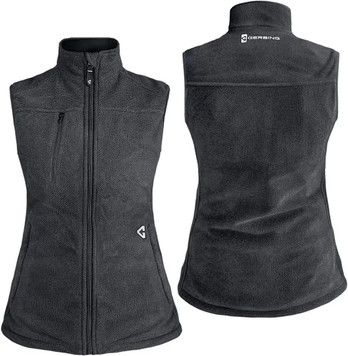 Miniatura 4 de Gerbing Chaleco de forro polar termita para mujer 7V 2.0 – Elegante chaleco térmico a batería para mujer – 8 horas de batería de respaldo gris, XS