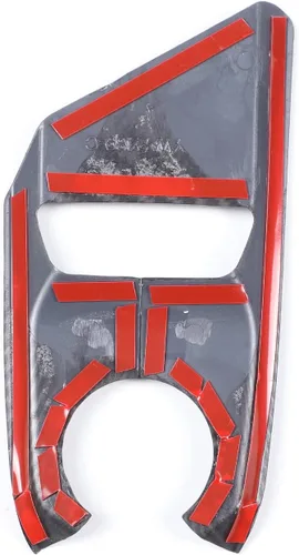 Miniatura 7 de Sekhyna Cubierta de panel de palanca de cambios ABS 1 unidad compatible con Corvette C8 Stingray 2020-2023 consola central antideslizante cubierta