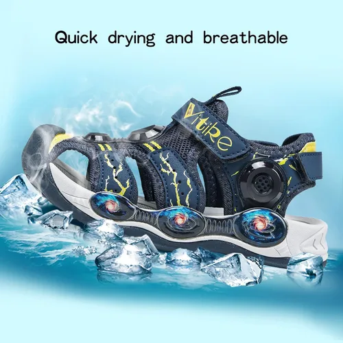 Miniatura 2 de VITUOFLY Sandalias para niños al aire libre senderismo deportes sandalias niñas piscina playa zapatos de verano zapatos de agua zapatillas
