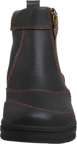 Miniatura 2 de Ariat Barnyard - Botas de trabajo con cremallera lateral, cómodas botas impermeables para mujer, Café Oscuro, 5.5