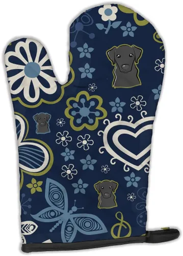 Miniatura 152 de Caroline's Treasures BB4020OVMT Dog House Collection Border Collie - Guante de horno grueso resistente al calor para sartenes calientes y horno