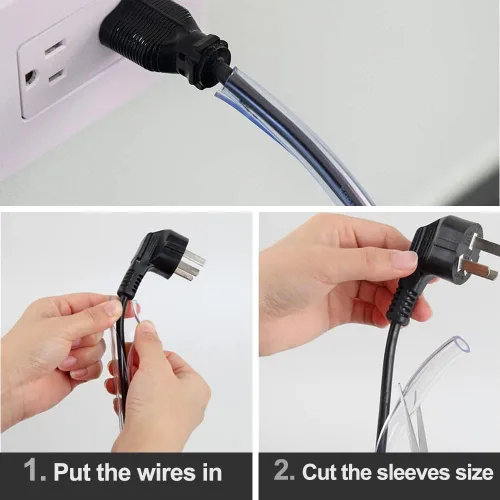 Miniatura 3 de Protector de cable para perros y gatos, funda de cable para carga USB/alimentación, paquete de 1