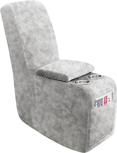 Miniatura 66 de molasofa Fundas de cuero para sillas reclinables, fundas para sillas reclinables grandes para silla reclinable, 4 piezas, fundas lavables que se