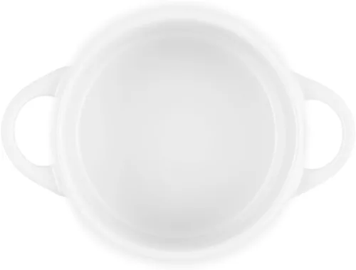 Miniatura 3 de Le Creuset Gres Mini Redondo Cocotte, 8 onzas., Blanco