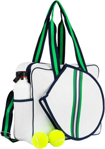 Miniatura 4 de Bolsa de tenis Hampton - Bolsa de tenis para mujer, espaciosa, construcción de calidad, diseño elegante y funcional
