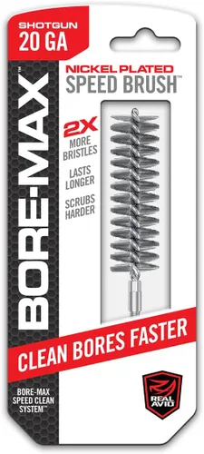 Miniatura 20 de Real Avid Bore-Max - Cepillo para pistola de bronce para limpieza rápida de armas, cepillo de barril niquelado