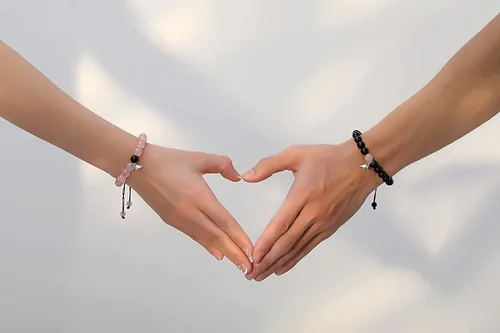 Miniatura 3 de Pulsera a juego para parejas amistad cumpleaños a larga distancia pulseras de promesa de meñique regalo para él ella lindo regalo único de joyería