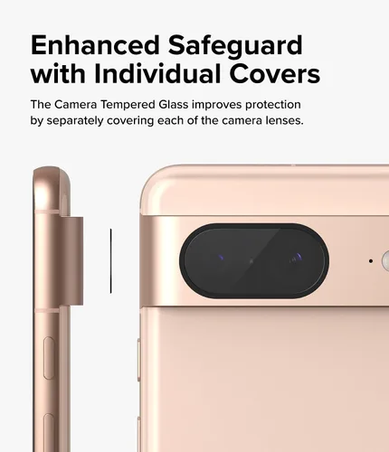 Miniatura 7 de Ringke Paquete de 3 protectores de lente de cámara para Google Pixel 8, vidrio de cámara [protección multicapa], fácil de instalar, compatible