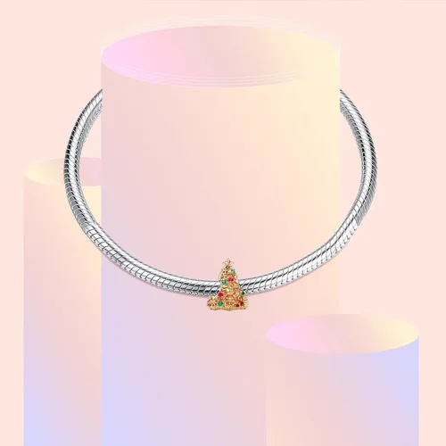 Miniatura 5 de La Menars Colgante colgante colgante de árbol de Navidad con diseño de muñeco de nieve y sombrero de Navidad, regalos de cuentas para mujer, pulsera