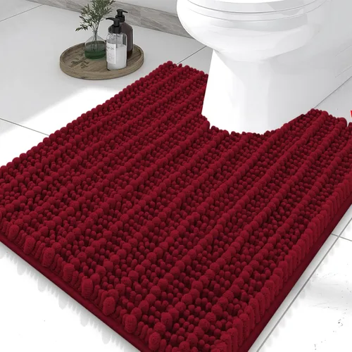 Miniatura 135 de Smiry Alfombras de Baño 24x16 pulgadas, Alfombras de Baño de Chenilla Extra Suaves y Absorbentes, Respaldo de Goma Antideslizante, Lavable a Máquina