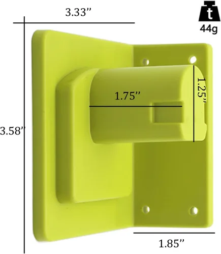 Miniatura 6 de Paquete de 10 soportes de pared para herramientas compatibles con Ryobi 18V herramientas eléctricas soporte para muelle de pared gancho organizador
