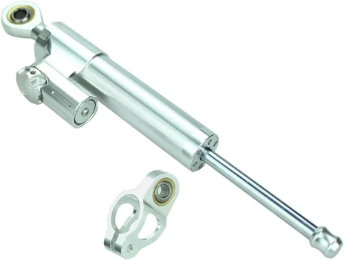 Miniatura 23 de Amortiguador de dirección universal ajustable para motocicleta, compatible con GSXR 600 750 GSR750(K4) 2001-2005, GSXR600 2006-2010, GSXR1000