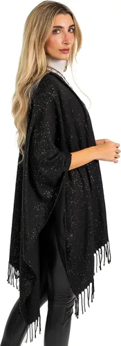 Miniatura 2 de Jessica McClintock Beach Cover Up Swimsuit Sheer Kimono Ruana Shawl Scarf Wrap