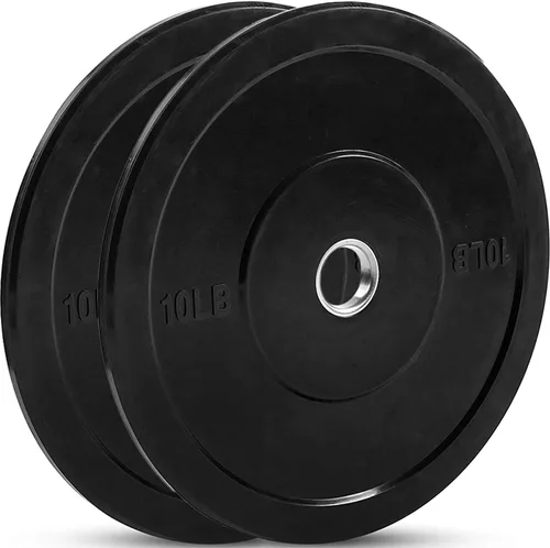 Miniatura 11 de JFIT Olympic 2 Inch Grip Plates and Bumper Plates for Barbell - Single Weights or Sets of 2 (Muliple Weights)