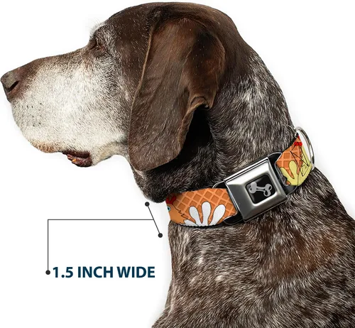 Miniatura 7 de Buckle-Down Collar de perro con diseño de gofres y pollo de 9-15 pulgadas, pequeño