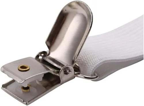 Miniatura 4 de Correas de sábanas ajustables entrecruzadas para mantener tu cama ordenada (blanco)