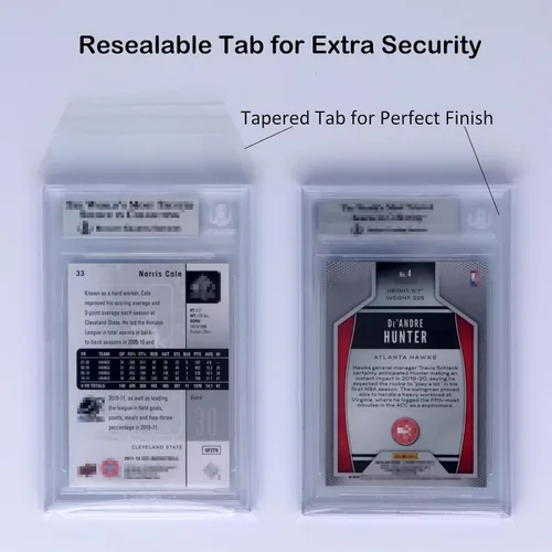 Miniatura 3 de Fundas graduadas resellables para losas de tamaño BGS, fundas de ajuste exacto para losas graduadas de tamaño BGS y similares (90 unidades)