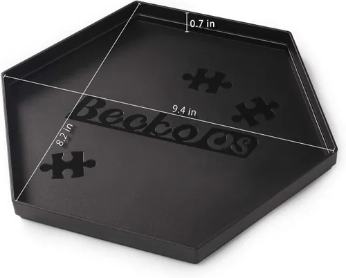 Miniatura 3 de Alfombrilla para rompecabezas Becko + 8 bandejas de clasificación de rompecabezas
