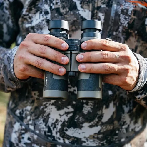 Miniatura 6 de Bushnell Prismáticos R5 de 12 x 50 con arnés de pecho Bino Vault Lite, revestimientos de fase 3, revestimientos dieléctricos, barrera EXO