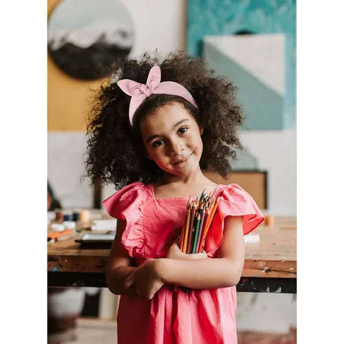 Miniatura 8 de Jaciya Diademas de lazo para mujer, antideslizantes, a la moda, anudadas, con lazo, orejas de conejo, accesorios para el cabello, diademas