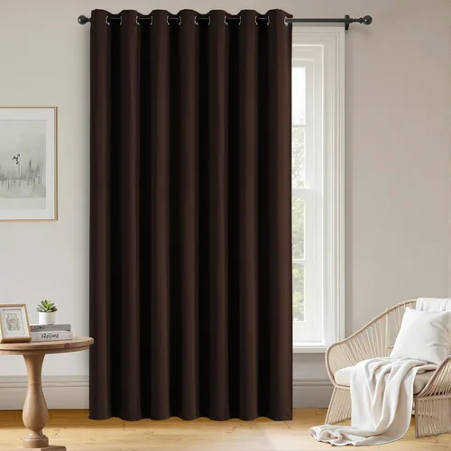 Miniatura 32 de Cortinas opacas para sala de estar, cortinas 100% opacas de 90 pulgadas de largo, juego de 2 paneles de 2 paneles, con aislamiento térmico, pestaña