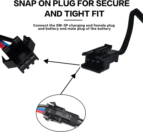 Miniatura 2 de Cable de carga USB de 7.4 V con enchufe SM-3PIN compatible con RC Car RC Plane RC Tank RC Boat y otros juguetes de control remoto para batería Lipo