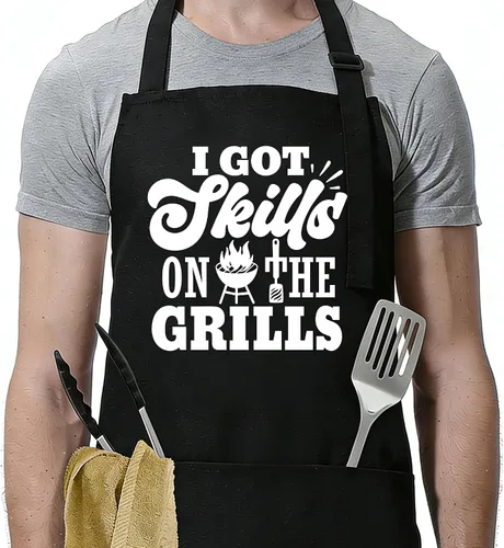 Miniatura 15 de Funny Apron for Men Women, Birthday, Father’s Day Grilling Gifts for Papa, Husband.