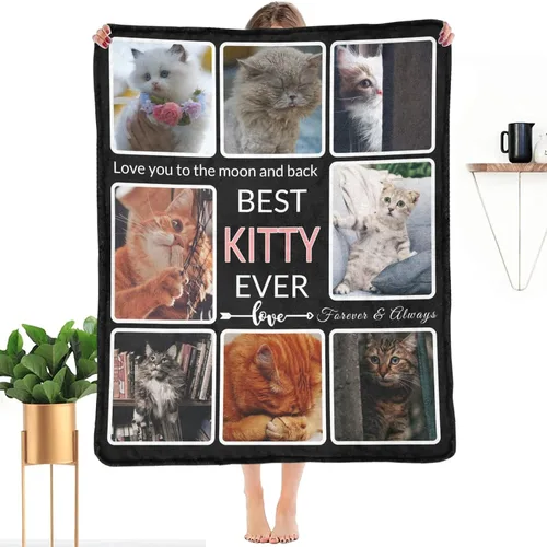 Miniatura 30 de Regalos para Tías Manta Personalizada con Foto, Haz una Manta Personalizada para Tías con Imagen Recuerdos Personalizados Souvenir Manta de Las