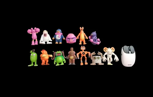 Miniatura 3 de Juguetes de monstruos cantantes, mini figura de acción, Wubbox Noggin Toe Jammer Lindo regalo de cumpleaños para niños y niñas de 6 años en adelante