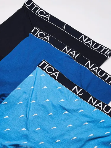 Miniatura 3 de Nautica - Calzoncillos clásicos de algodón elástico para hombre, pack de 3