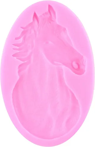 Miniatura 5 de ZiXiang Molde de silicona para caballo, moldes de herradura para pezuñas de herradura, molde de caramelo para decoración de pasteles de azúcar